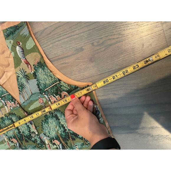 Vintage Golf Vest, Tapestry Design, Chelsea Studio, Large, Sports ~ 220713-MEL 8 - Picture 7 of 9